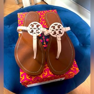 Tory Burch Ballet Pink Gabriel Flat Thong size 10.5